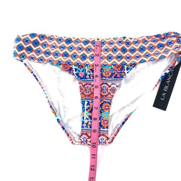 La Blanca Shirred Hipster Bikini Bottom 10 - Picture 5 of 6